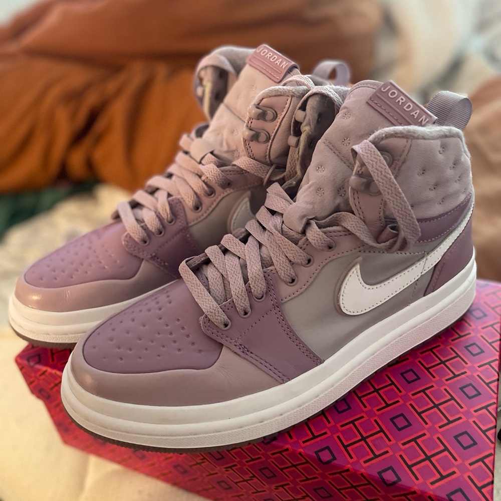 Nike Air Jordan 1 Acclimate Women's Plum High-Top Sneakers